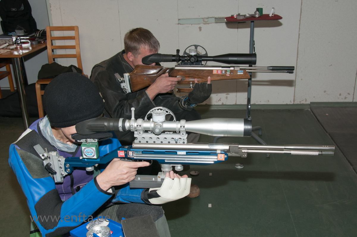 Between Heli Jalakas (front) and Meelis Kurvits (at back)